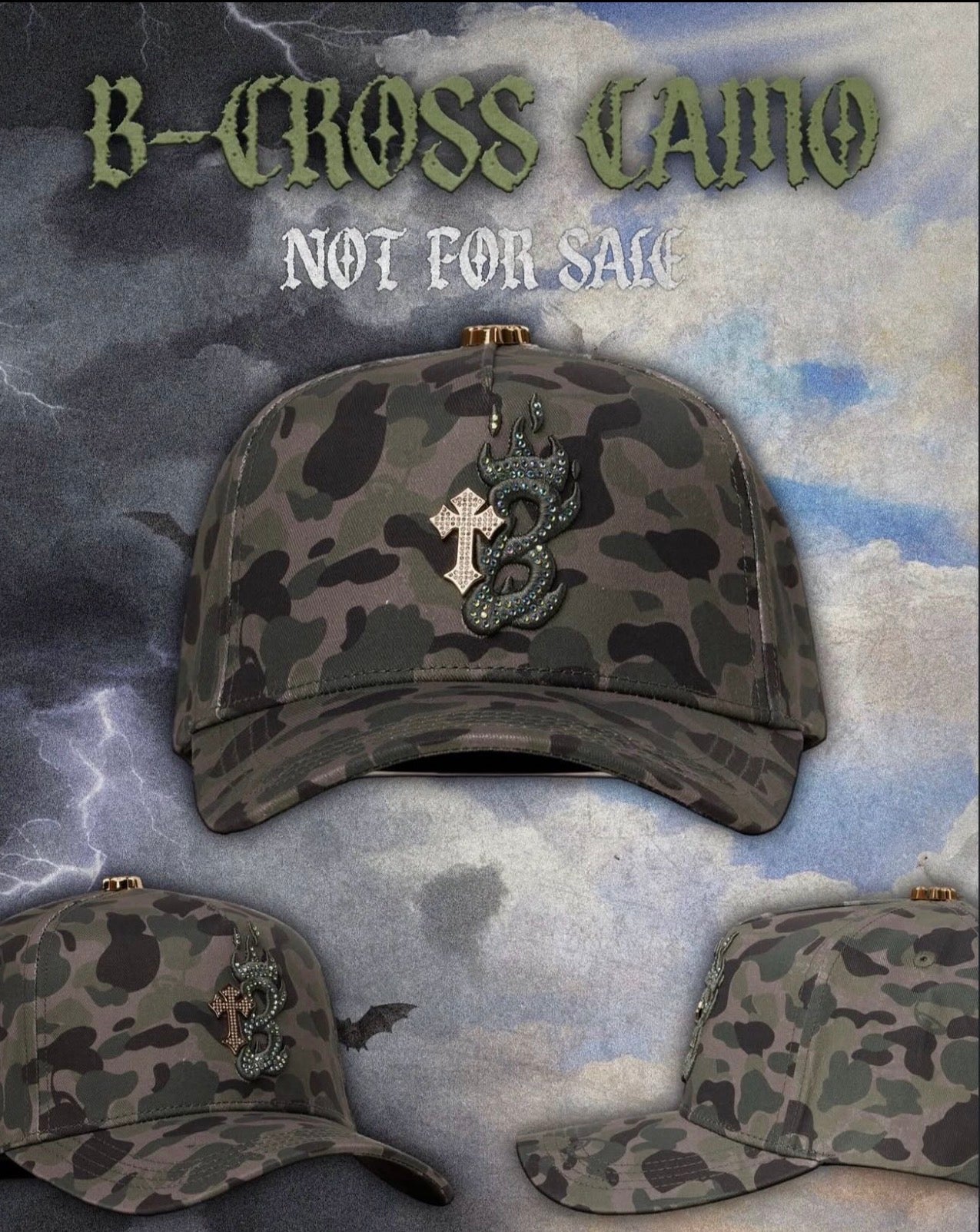BARBAS HATS | B-CROSS CAMO LIMITED EDITION HAT ONLY
