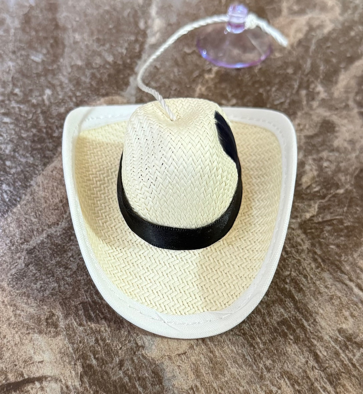 Custom sombreros para carro con pluma