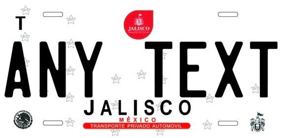 Custom Jalisco '17 cases/license plates