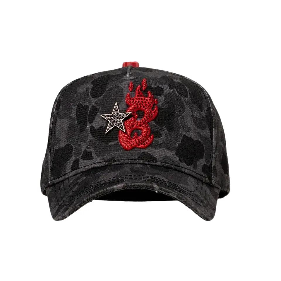 BARBAS HATS | B-STAR RED CAMO "PREVENTA"
