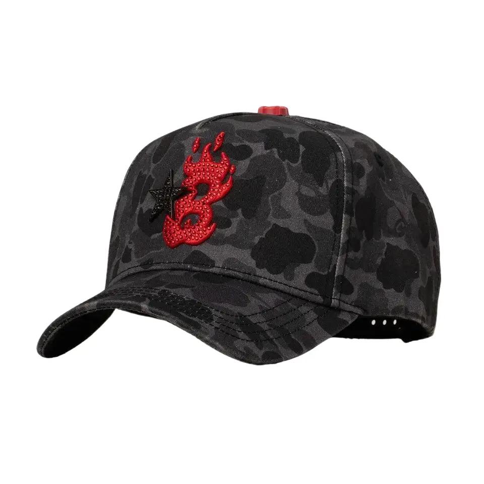 BARBAS HATS | B-STAR RED CAMO "PREVENTA"