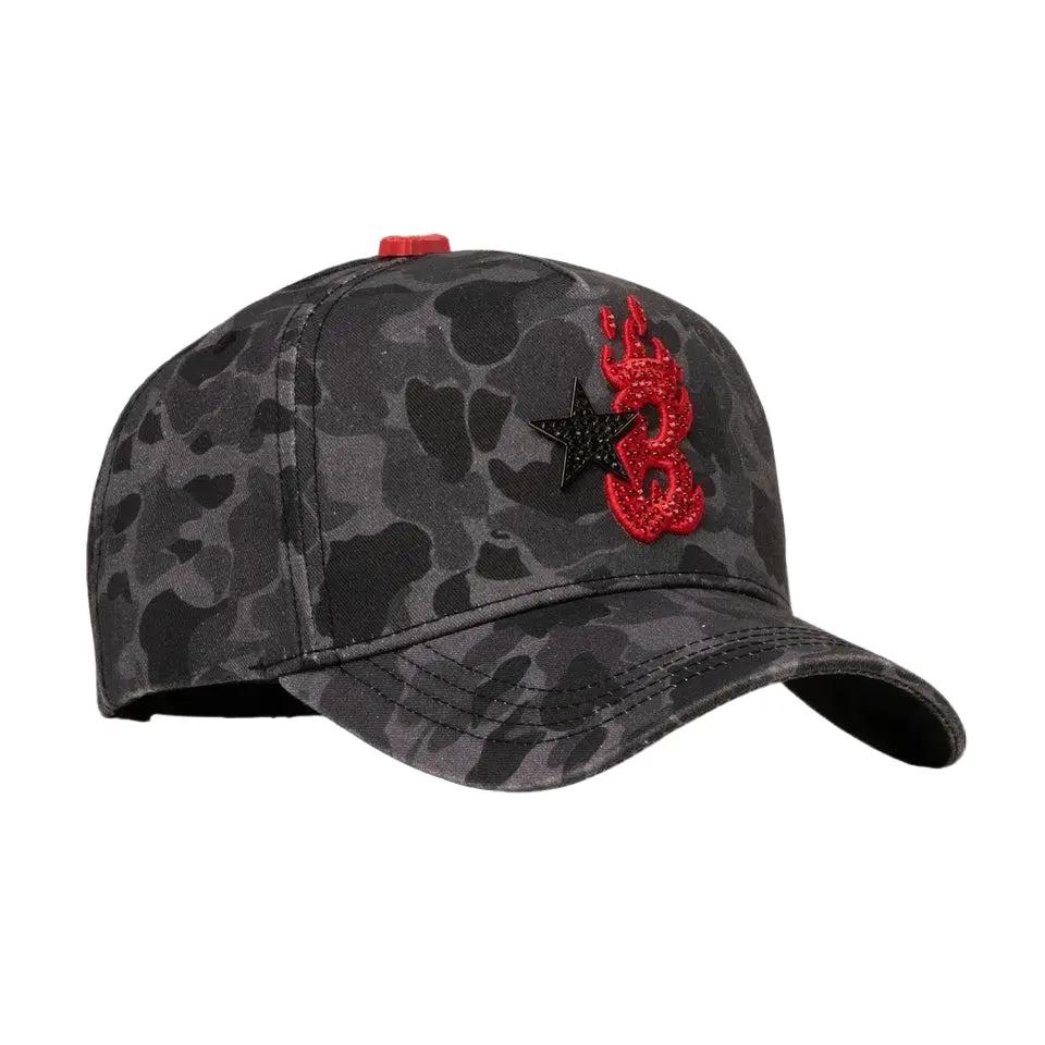BARBAS HATS | B-STAR RED CAMO "PREVENTA"