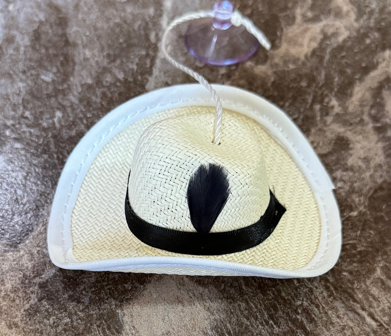 Custom sombreros para carro con pluma
