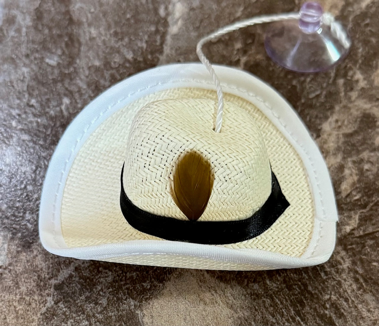 Custom sombreros para carro con pluma