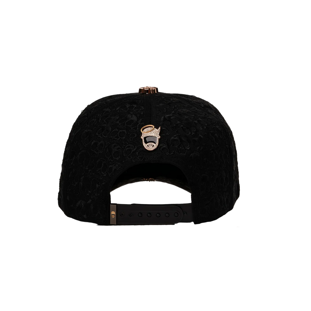 NWT Good & Evil Barbas Hats Black Skull Rhinestone Snapback OS BARBAS HATS GOOD & EVIL | BBB HAND SKULL  main image 3
