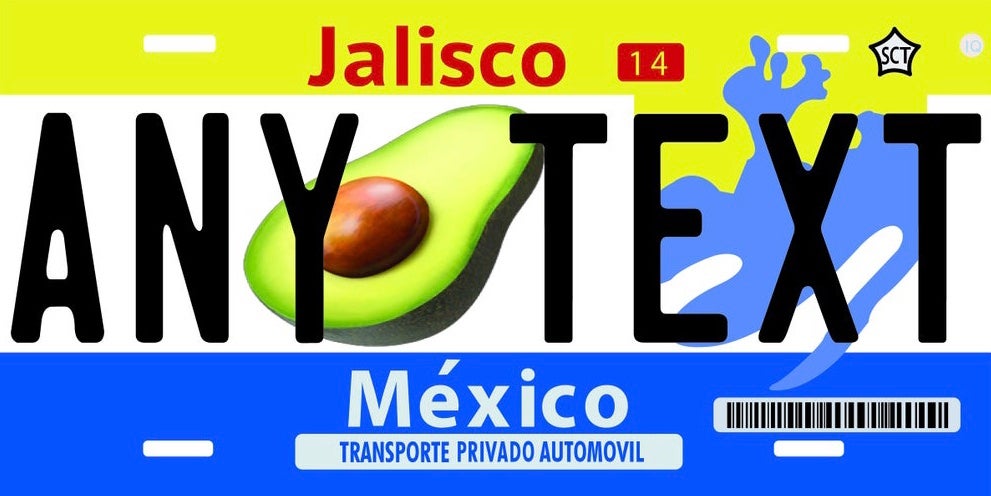 Jalisco “Aguacate” cases/license plates