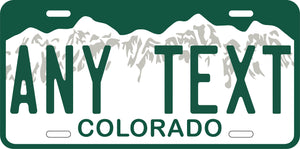 Custom Colorado '00 cases/license plates