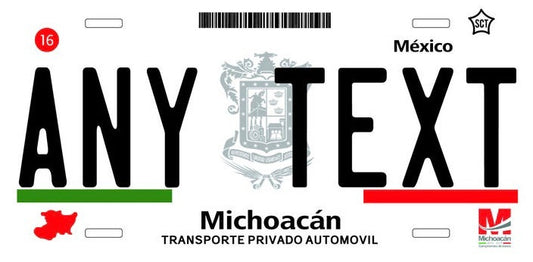 Custom Michoacan '12 cases/license plates