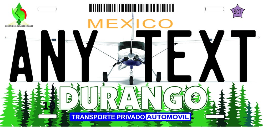 Durango “Cessna” cases/license plates